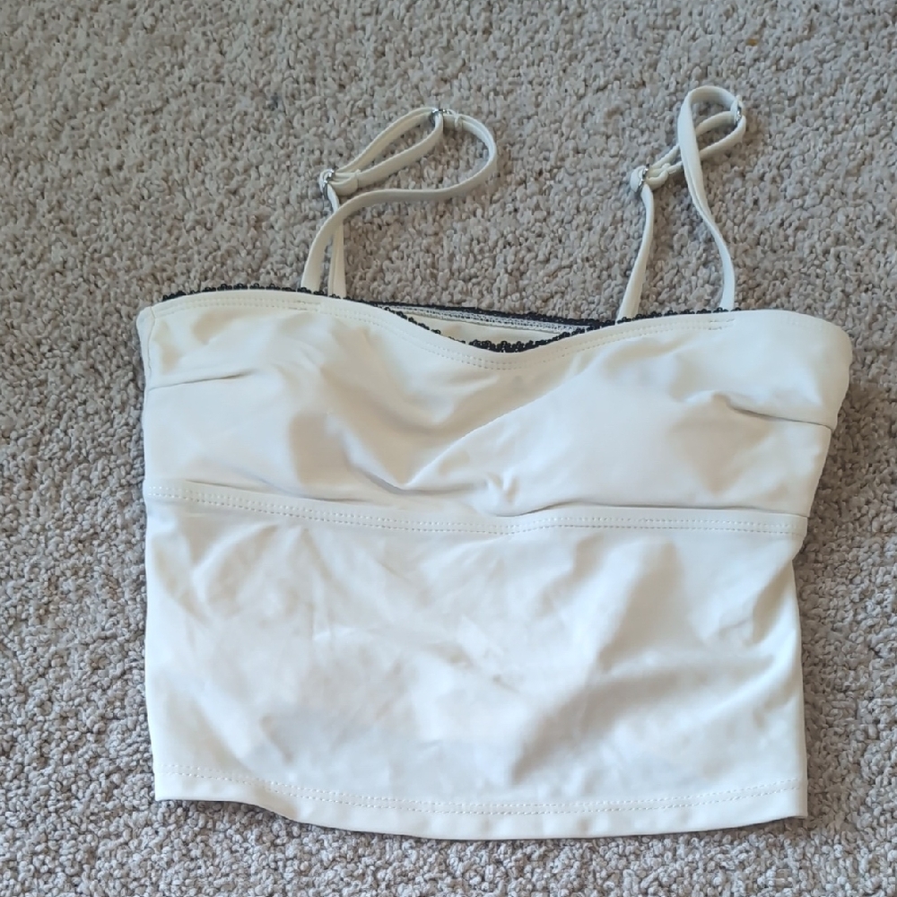 Elegant Cream Bikini Top